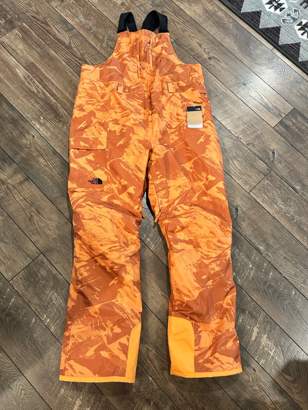 The North Face Limited Edition Freedom Insulated Ski Snow Bib Overalls - Topaz - Picture 5 of 11